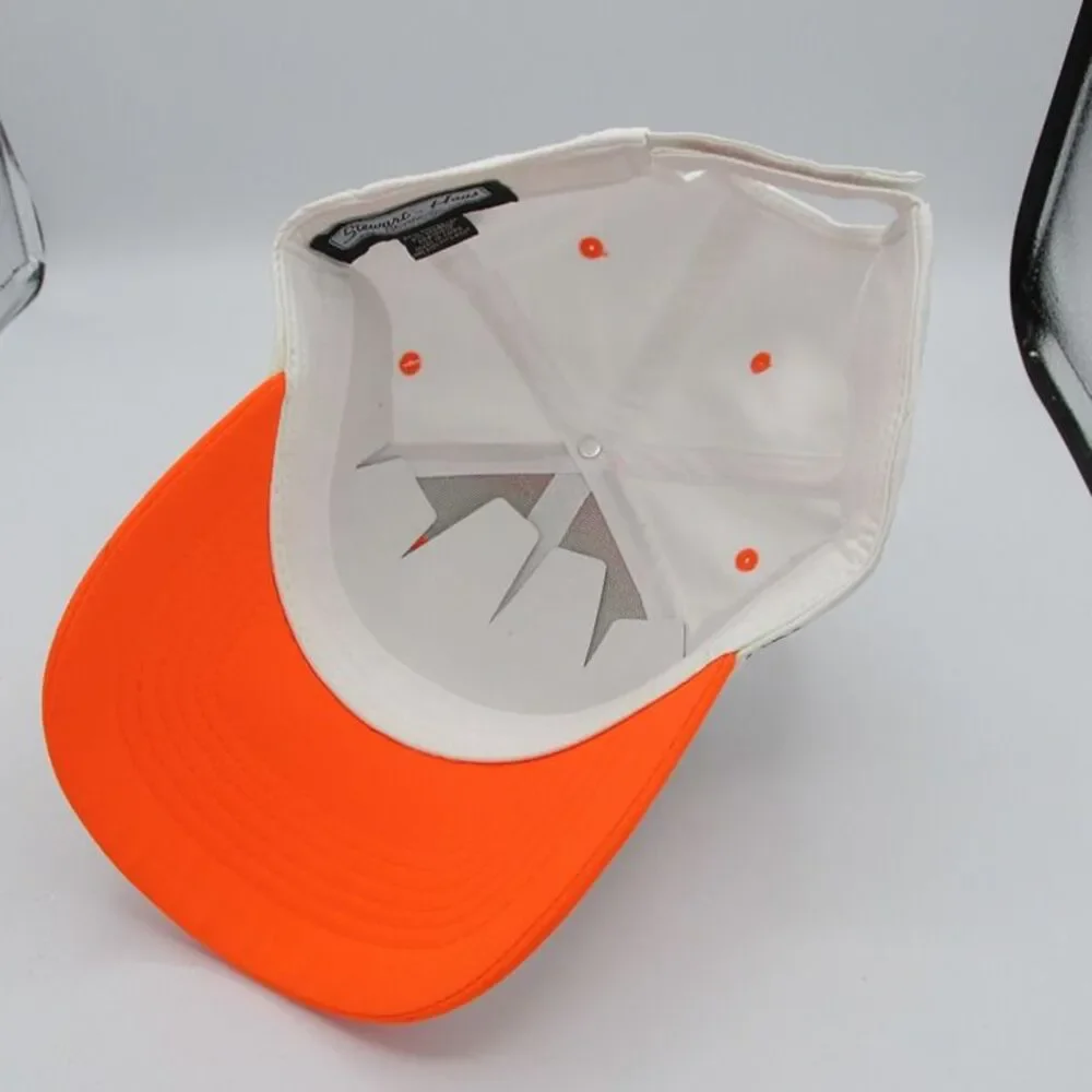 Tony Stewart #14 Bass Pro Shops White/Orange High Bank Hat   NASCAR Stuart Haas